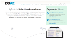 Desktop Screenshot of dgaz.com.br