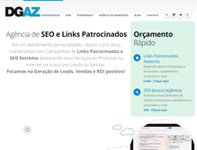 Tablet Screenshot of dgaz.com.br